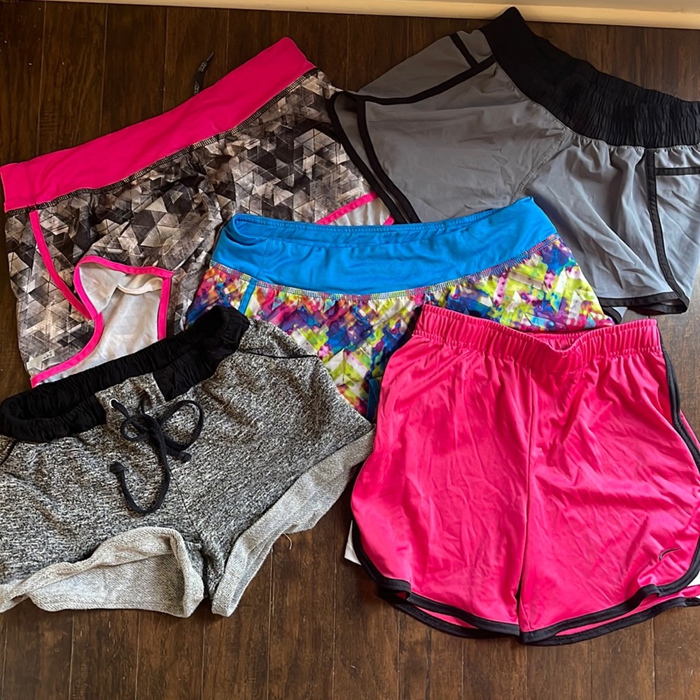 5 Pair Athletic Short Bundle